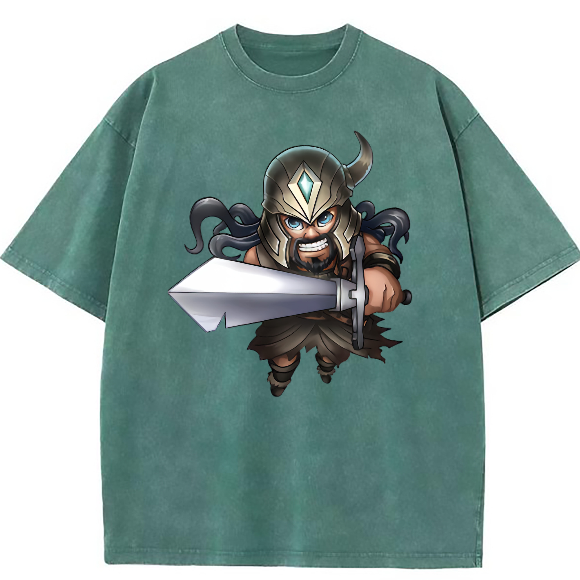 （画像用） リーグ・オブ・レジェンド League of Legends LOL 綿100% ヴィンテージ風 半袖Tシャツ（フロントプリント）